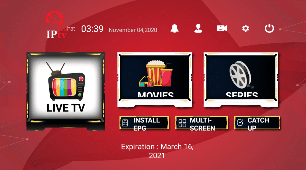 Redhat IPTV Pro‏ + Full activation Login For Android 1