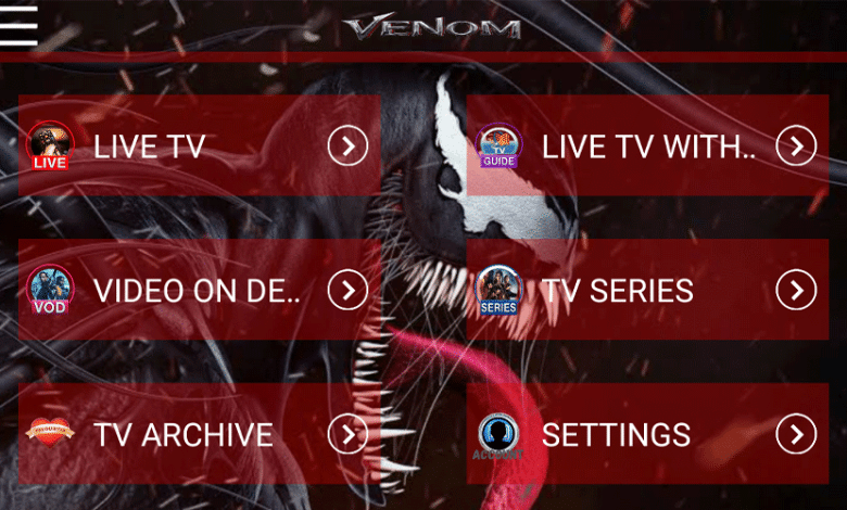 Venom Premium IPTV APK With Activation New Inclued 1