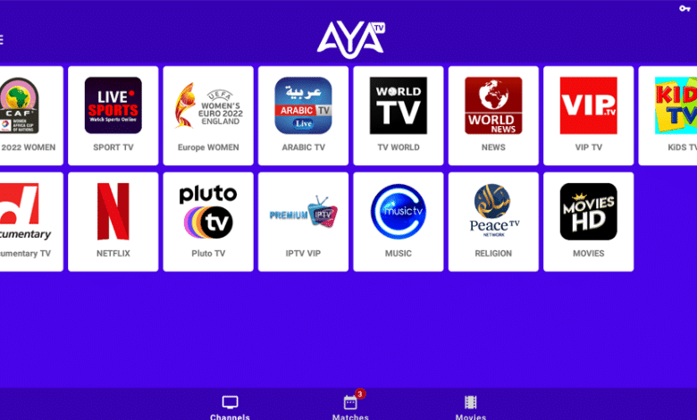 Download Aya TV Free IPTV New APK 1