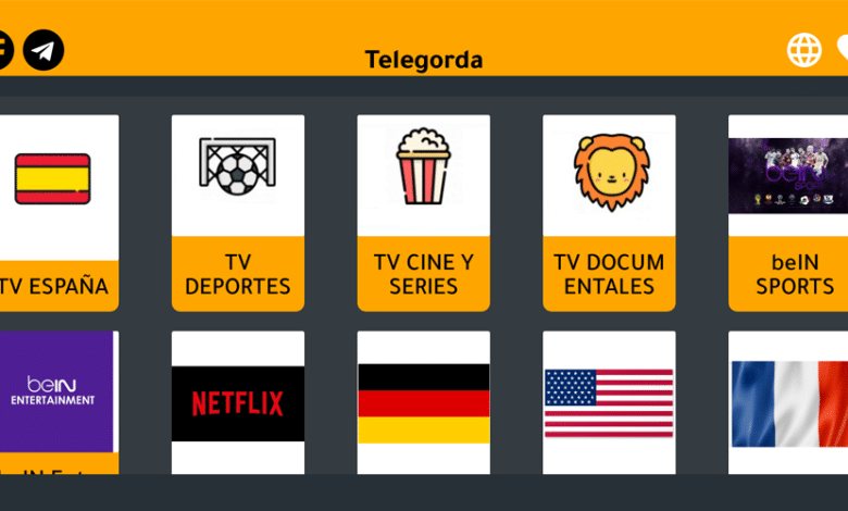 Download Telegorda Free New IPTV APK 1