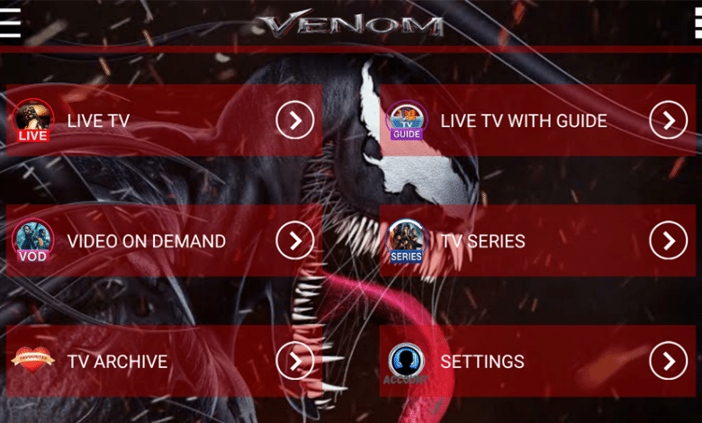 Download Venom Pro Premium IPTV APK Unlocked 1