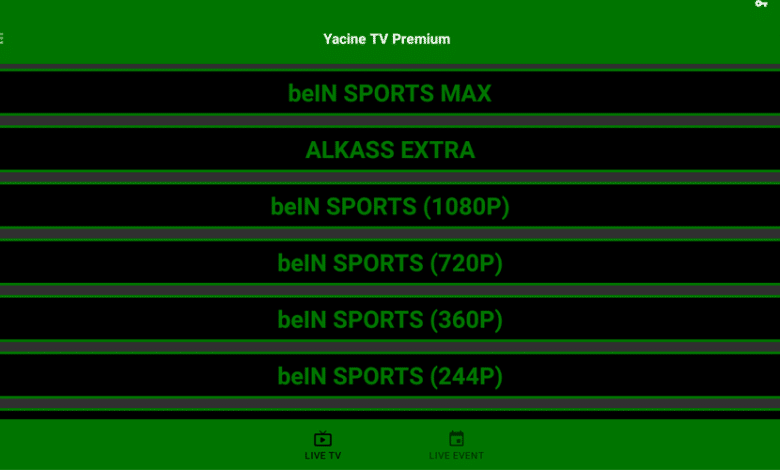 Download Yacine Premium IPTV APK Unlocked With Media Player 1