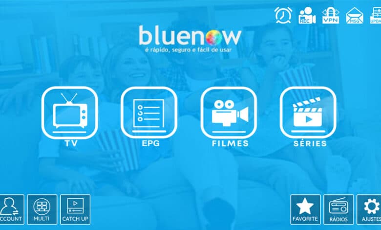Download BlueNow Pro Premium IPTV APK With Activation Codes 1